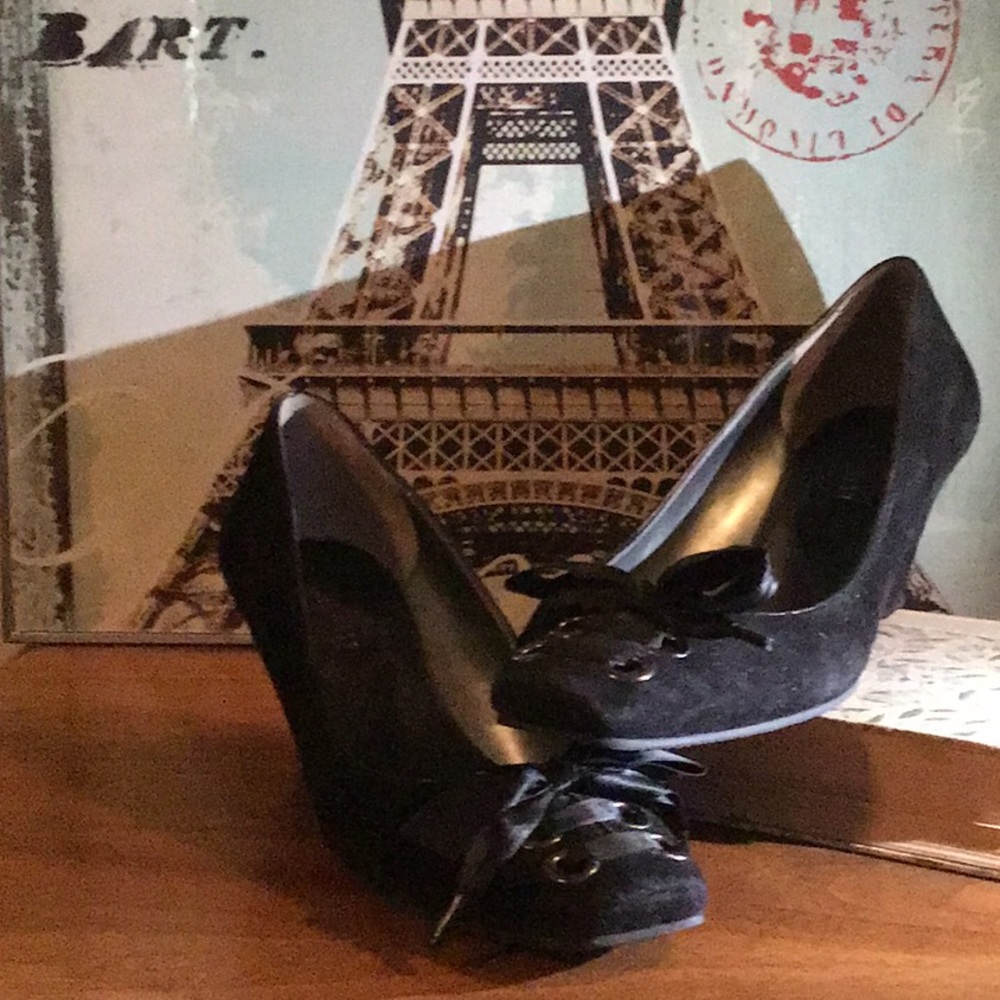 NINE WEST Wedge Heel Suede Shoes